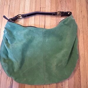 Lucky Suede Hobo Bag